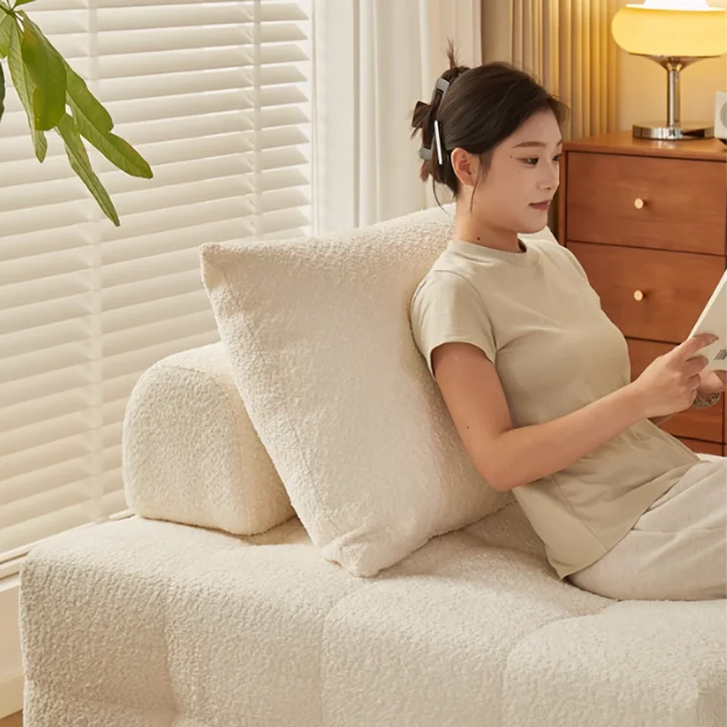 Luxo elegante sala de estar sofás design francês na moda moderno sofá cama multifuncional confortável canapé iluminado móveis do quarto