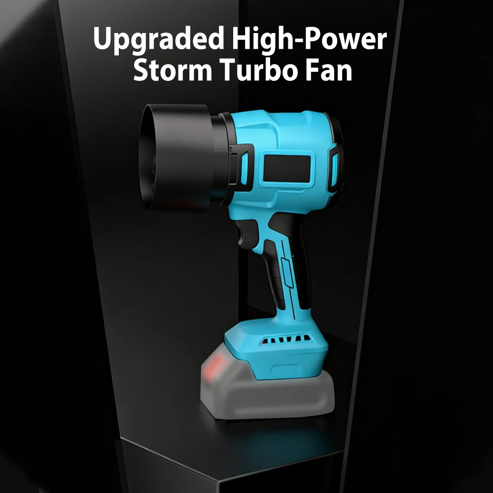 العاصفة توربو مروحة قوية منفاخ الهواء توربو منفاخ الغبار ماكس 1000 جرام التوجه ورقة منفضة يده أداة السلطة لبطارية ماكيت 18 فولت-21 فولت #5