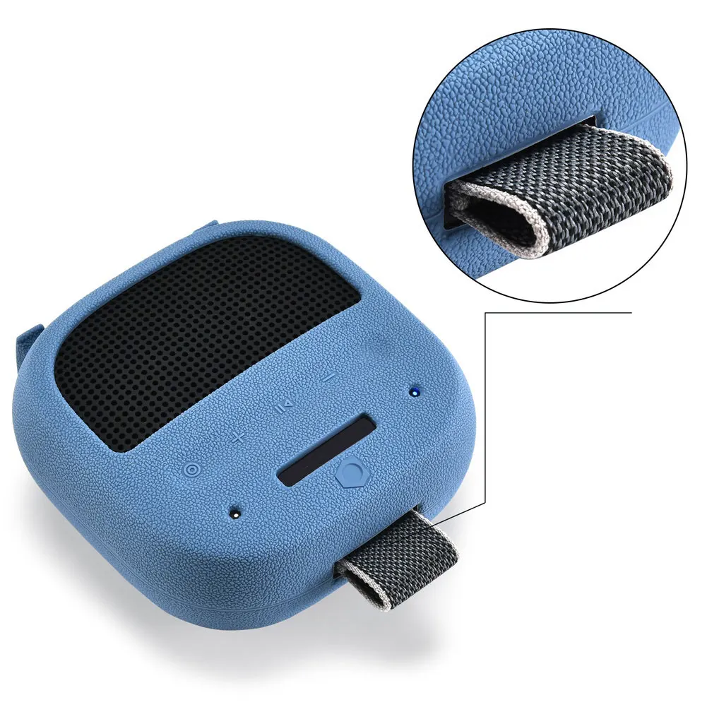 Funda de silicona suave para SoundLink-Micro (2a generación), negro, azul, elegante, a prueba de golpes, cubierta protectora anticaídas, accesorios para altavoces