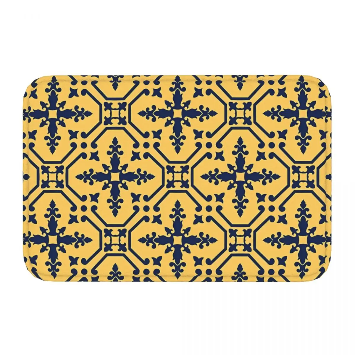 ZALLIJ TILE TRADITIONAL DESIGN PATTERN Gift Idea Bath Mat MORROCAN ART Doormat Living Room Carpet Outdoor Rug Home Decor