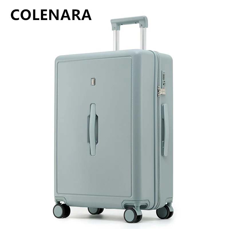 COLENARA Rolling Suitcase ABS + PC Boarding Box Large Capacity Trolley Case 20