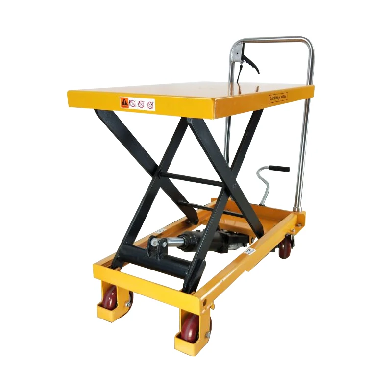 Hydraulic Scissor Lift Table Car 100kg Mini Lift Tables Electric