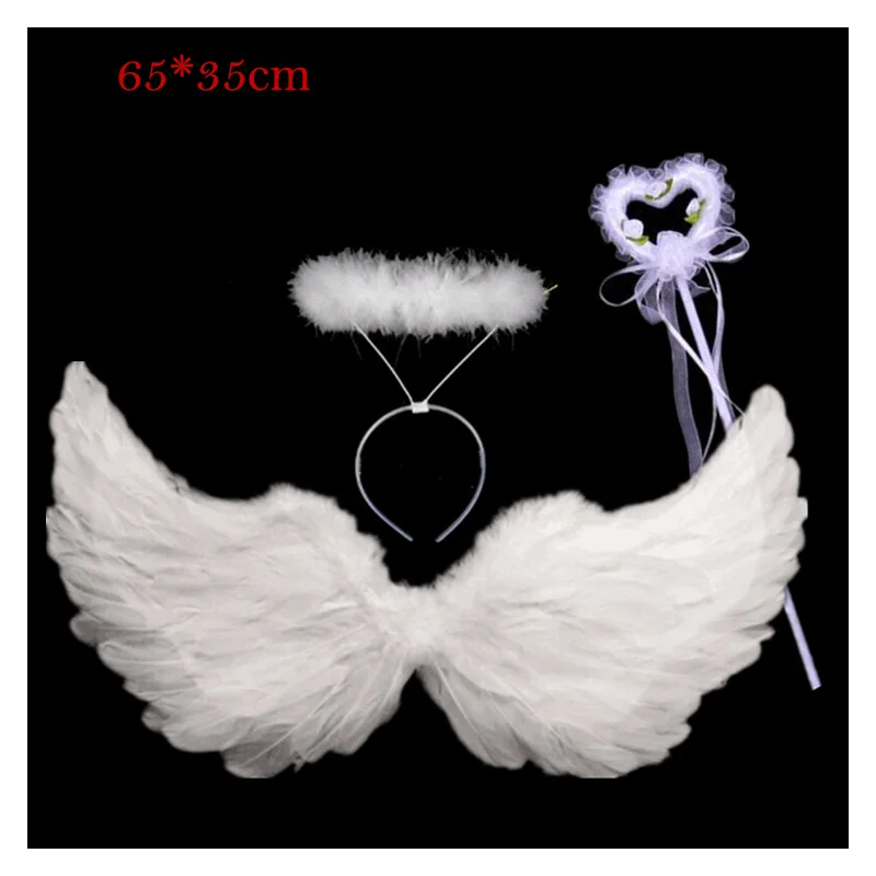 White Angel Feather Wings Kids Adult Birthday Party Wedding Home Diy Decortion Halloween Christmas