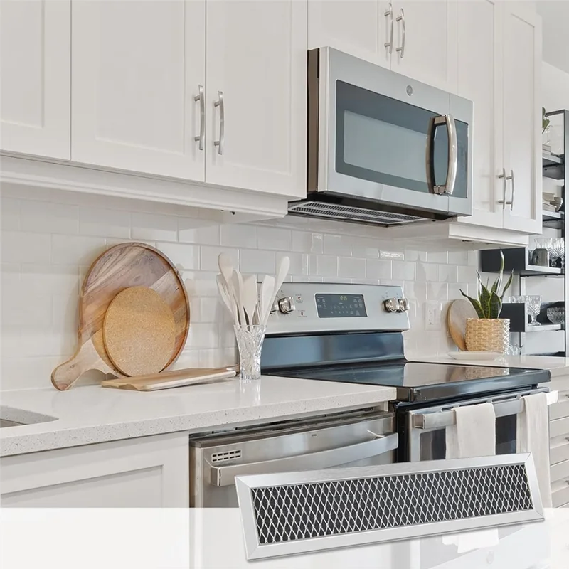 B47B-2Pcs استبدال فلتر الفحم الميكروويف ل GE JX81L WB02X11550 فلتر الميكروويف فلتر الكربون الهواء للمطبخ