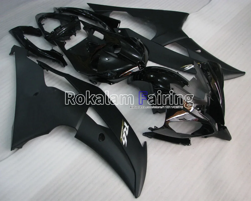 

Full set black Plastic fairing YZFR6 For Yamaha YZF600 R6 2008-2016 YZF-R6 bodywork parts 08-16 (Injection molding)