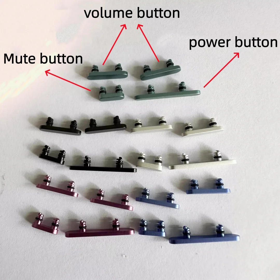 Mute button Power Buttons Volume Button For Iphone 16 16Plus 16Pro 16Promax Side Volume Buttons Power Keys For Iphone16ProMax
