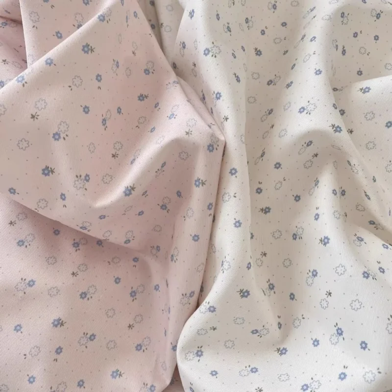 

Soft and fresh plain weave floral fabric dress tablecloth throw pillow curtain handcrafted DIY items
