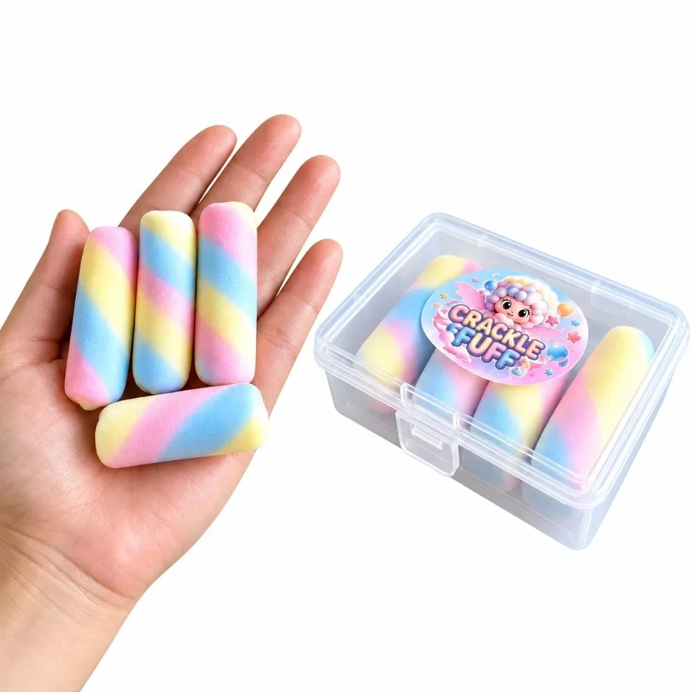 Chocolate Wax Cracking Squeeze Toy Cat Paw Crackable Texture Crispy Stress Balls Crispy Feel Donut Soft Gel Fidget Toy