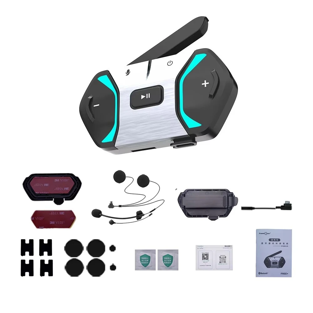 Freedconn FREE+ V2 1600M Bluetooth Waterproof Ski Walkie-talkie  Backcountry Skiing Motorcycle Intercom