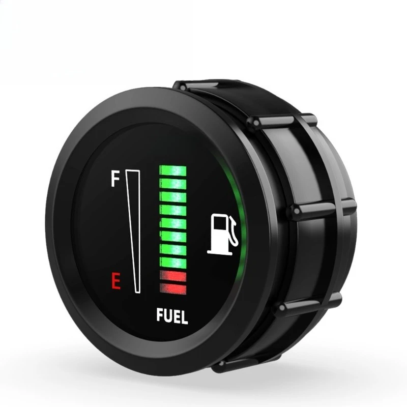 For Fuel Tank Fuel Gauge 52MM/2 Inch Car Modified Oil Level Gauge 12/24V Universal
