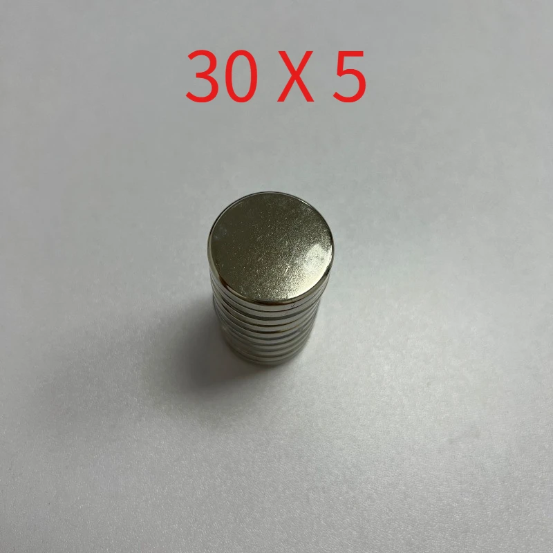 5pcs/lot 30X5mm circular magent 30*5mm magnetic steel