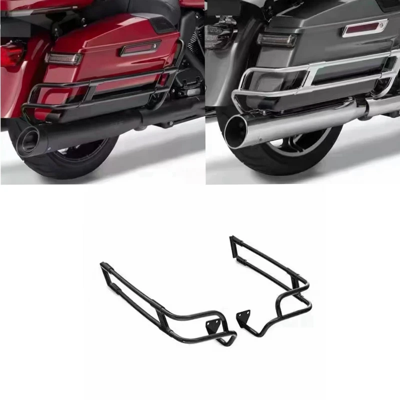 

Motorcycle side frame For Harley Road Glide Road King Modified rear bumper side box bumper 2014-2022