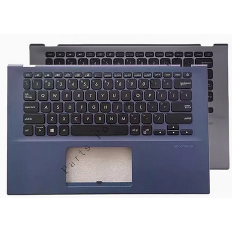 P For ASUS X412 X412UA Laptop Keyboard Palmrest Upper Case C Shell Blue/Gray