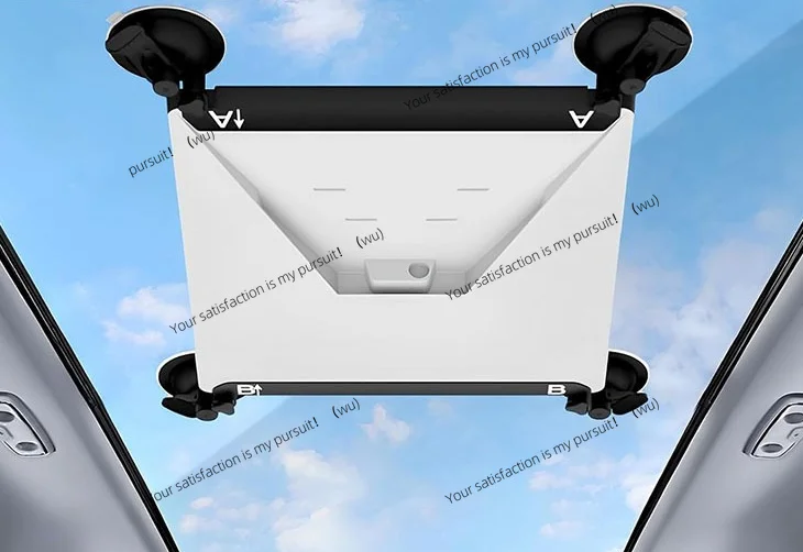 Suitable for star mini equipment car suction cup bracket roof rear window glass metal AB large suction bracket