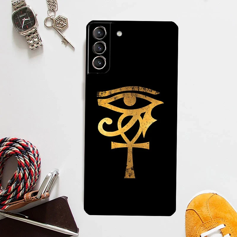 Eye of Horus Egypt Phone Case For Samsung Galaxy S24 Ultra S22 Plus S20 S21 S23 FE Note 20 10 S8 S9 S10 Cover