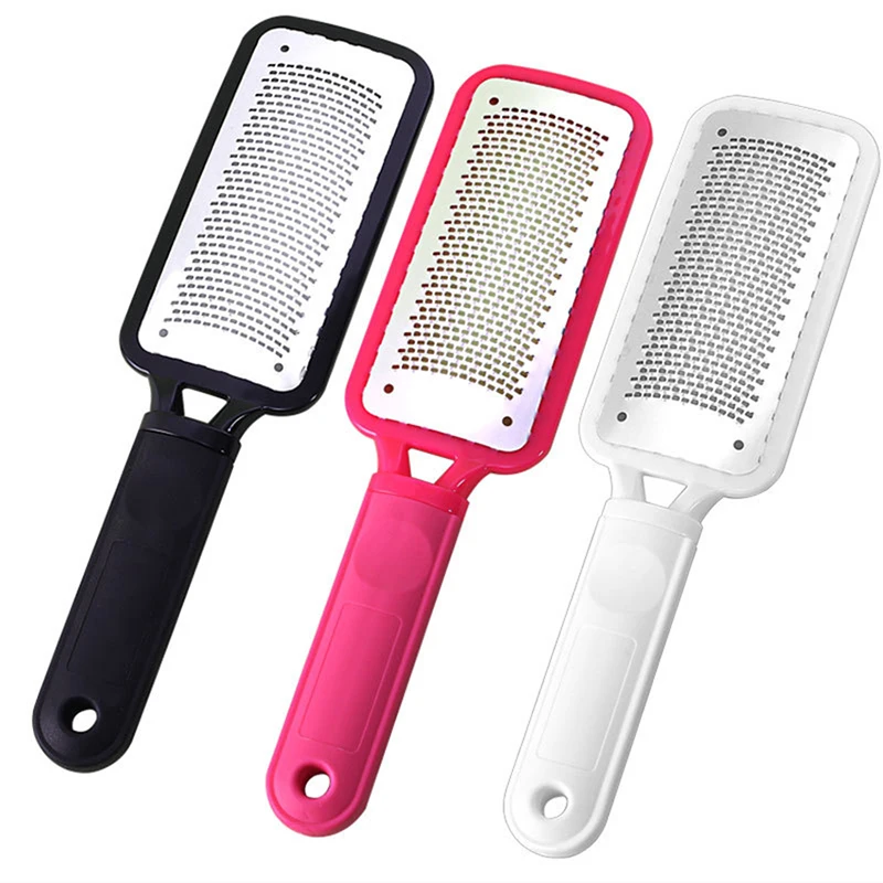 الفولاذ المقاوم للصدأ القدم باديكير للبشرة المحيطة بالأظافر الجلد الميت مكشطة مزيل باديكير القدم ملف التشذيب النسيج القدم مبراة أداة العناية بالبشرة