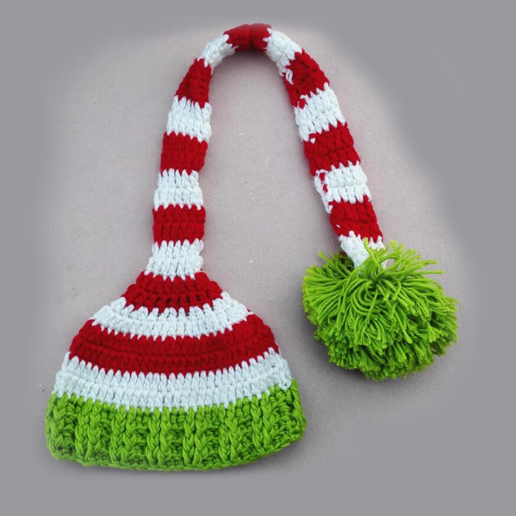 

Christmas Hat Socks Set Infant Hats Toddlers Photoshoot Props Photography Suit Baby Prom Girl Child
