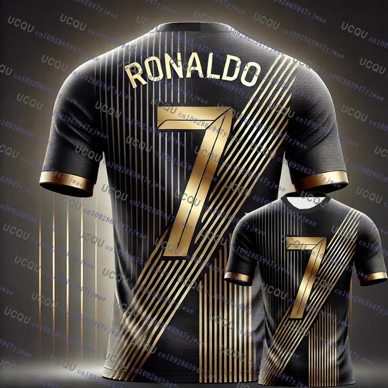 2026 New Special Edition Ronaldo 7 Football Jersey Oversize Sport Short Sleeve Training Uniform Soccer Jersey Parent-child Top