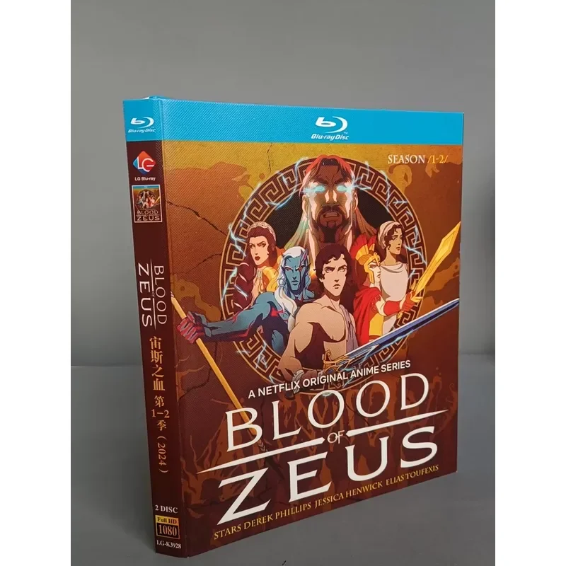 Animation Blu-ray Disc New Blood of Yus Season 1-3 animation series high definition image quality Chinese and English