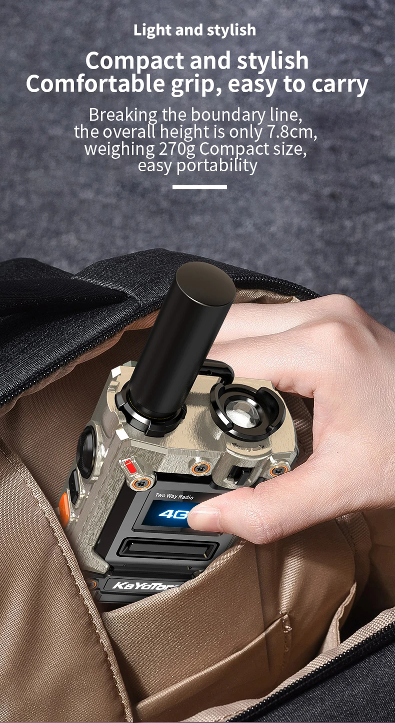 วิทยุสื่อสาร KaYoTom M08 Global Walkie Talkie 4G POC พร้อมระยะการสื่อสารไม่จำกัด