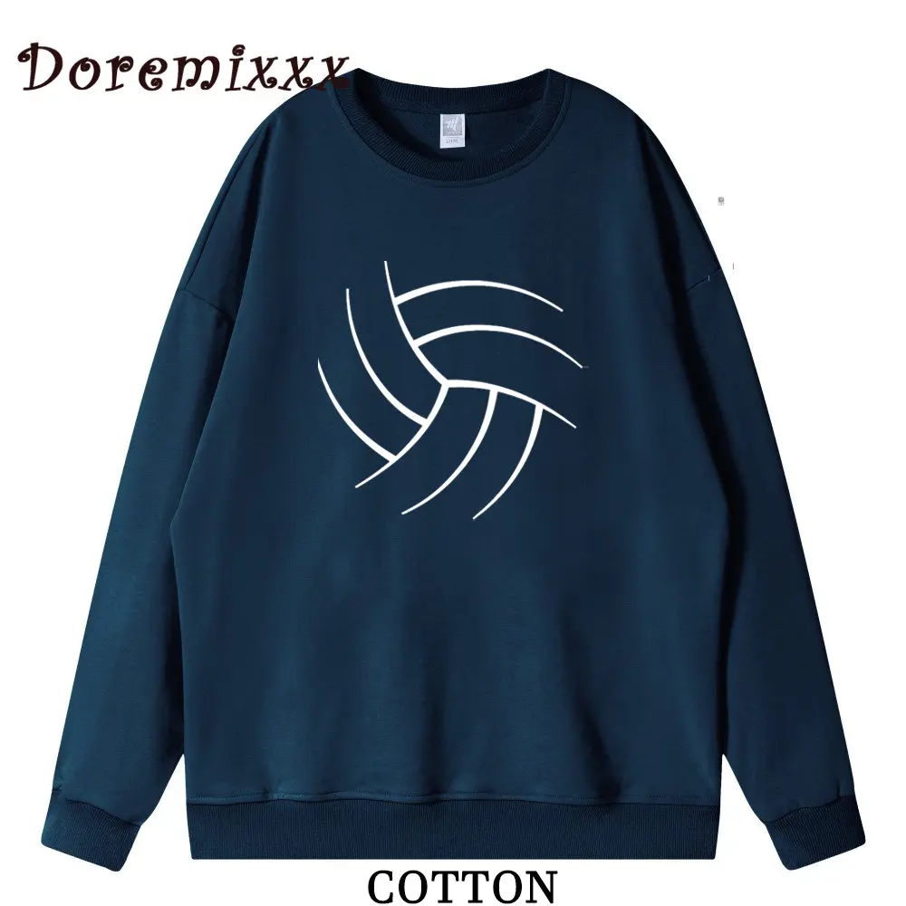 Beach Volleyball Sweatshirt Aesthetic Pullover Casual Fashion Women\'s Tops Vintage Clothes for Women Simple Hoodies Streetwear