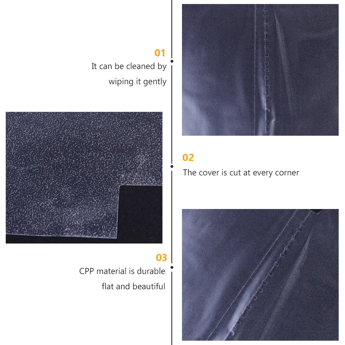 

10 шт. прозрачных пластиковых обложек для книг, защитные чехлы для учебников и тетрадей, пылезащитные, с легкой идентификацией