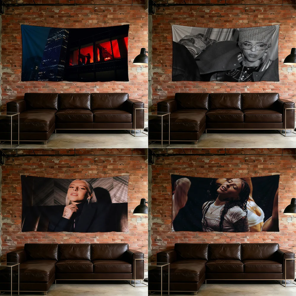 Singer Y-Young Miko Do Not Disturb flag For Room Dorm Camping Picnic Art Style Garage Bar wall Decoration Banner