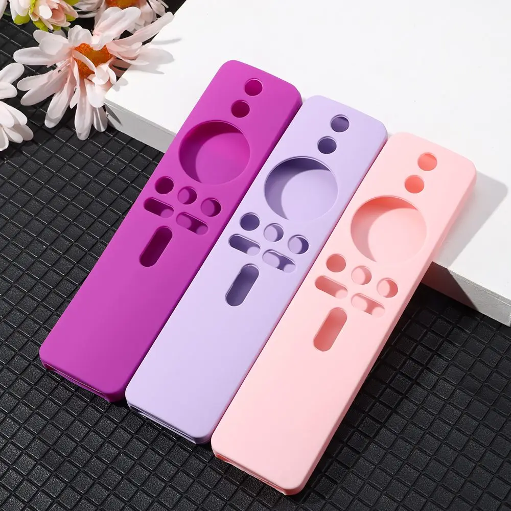 Fashion Silicone Remote Control Protective Case for Xiaomi Mi Box S/4X Soft Plain Shockproof Remote TV Stick Cover Home Accessor