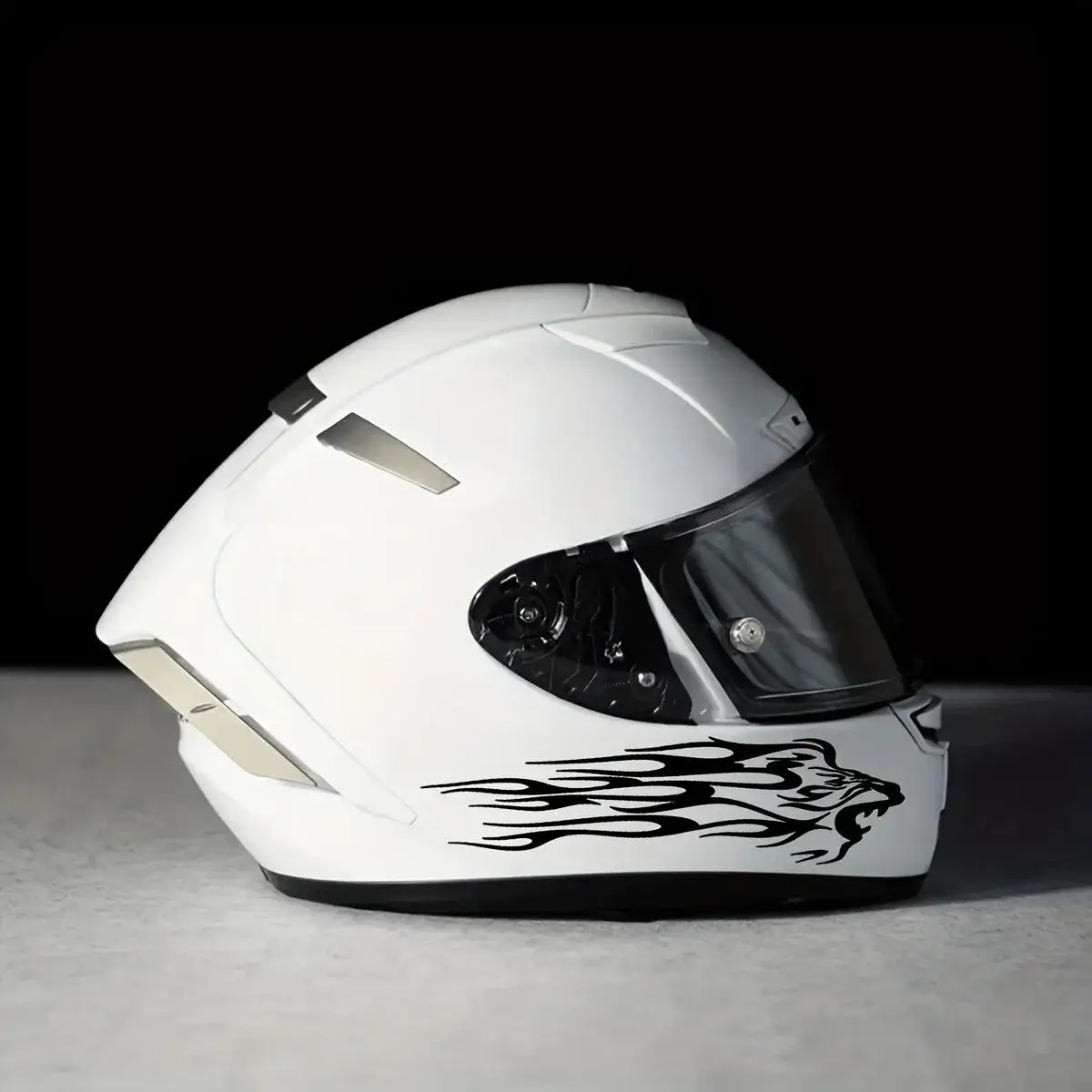 Cool Animal Print Sticker 2PCS/SET Waterproof Durable Self Adhesive Vinyl Decal For Car Motorcycle Helmet Decoration