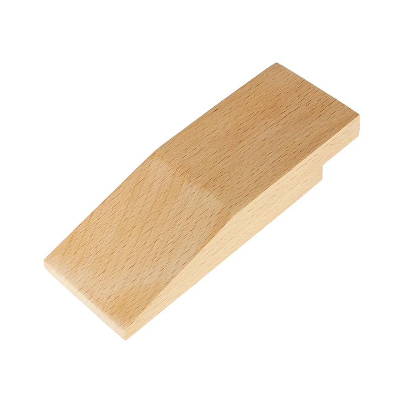 Stuccler Bench Peg Jewellers Workbench Tool Wedge Shaped Platform Plug Wooden Bench Pin for Jewelry Making