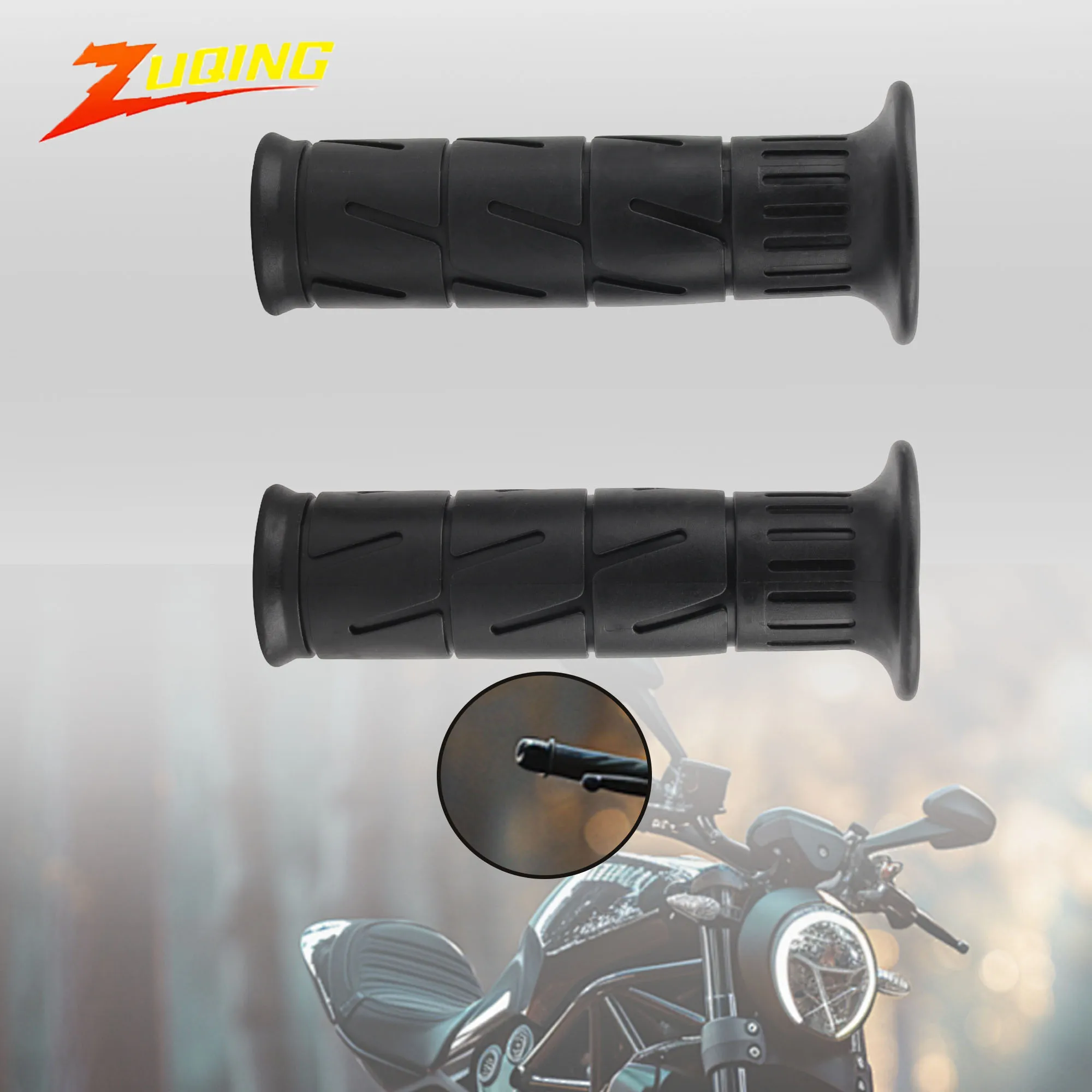 Universal Motorrad Weiche Gummi Griffe 7/8'' 22MM Für Suzuki Ducati Yamaha Kawasaki Honda Roller Motocross Ersatzteile