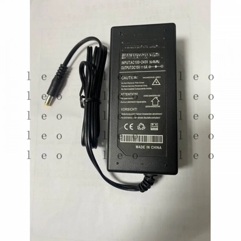 

EE For Switching Adapter XED-4015P 15V 5A Power Supply 5.5*2.1mm US Power Cord
