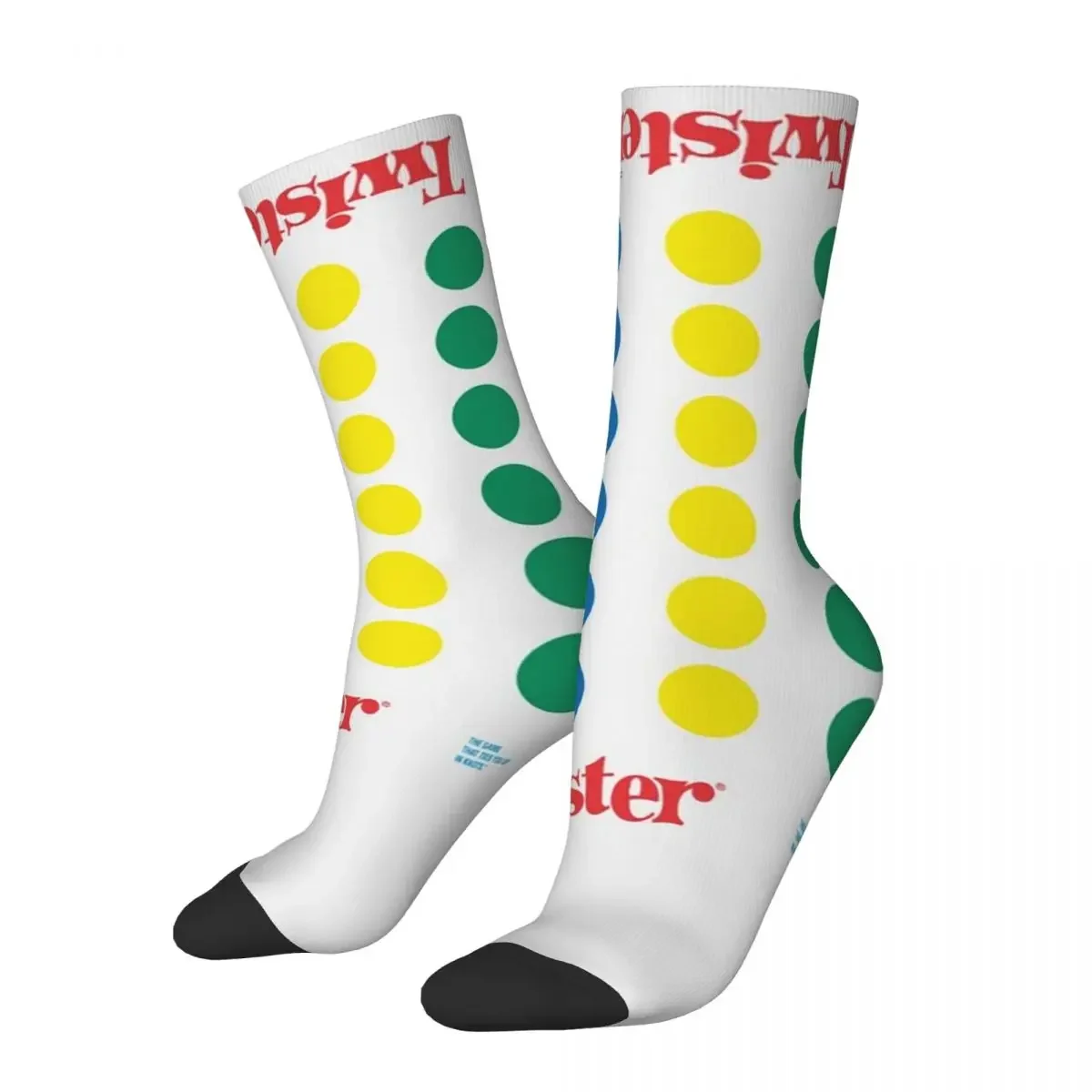 

The Twister Game Socks Harajuku Super Soft Stockings All Season Long Socks Accessories for Unisex Gifts