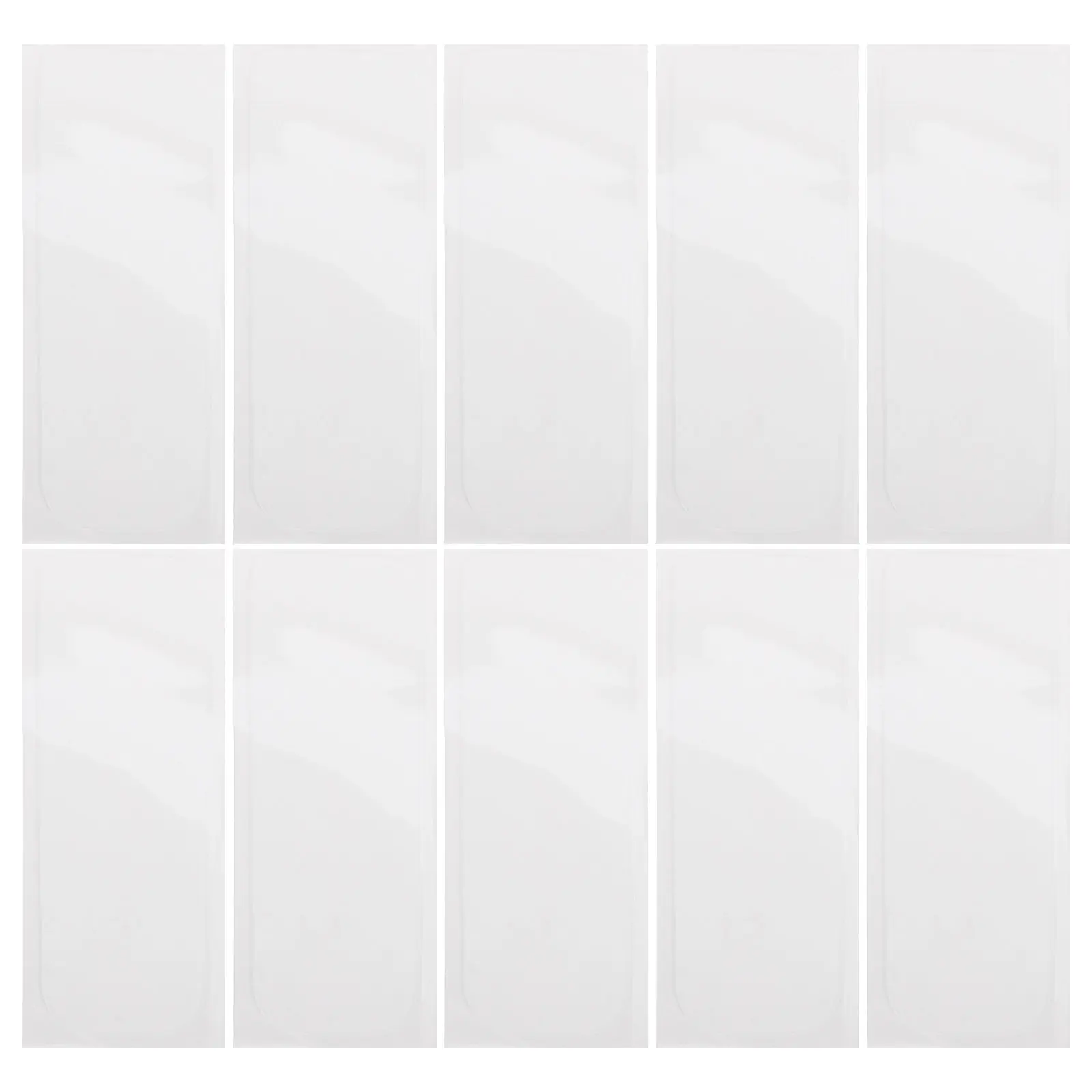10Pcs Clear Silicone Double Sided Tape Heavy Duty Waterproof Weather Resistant Mounting Tape for Ring Video Doorbell No Drill