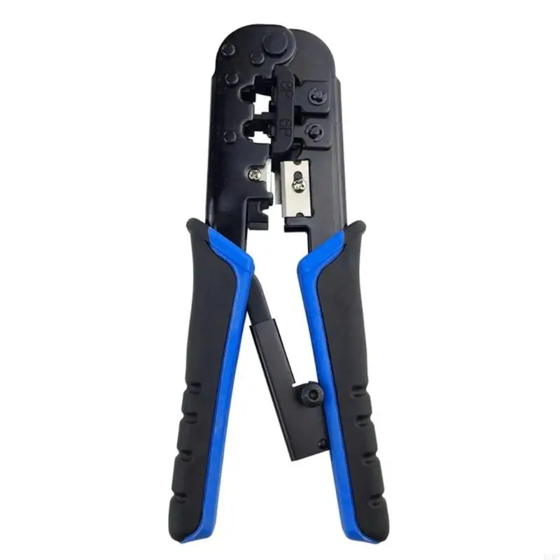 RJ45 RJ11 Ergonomic Ethernet Crimping Tool Precise RJ45 Crimper Wire Stripper 
