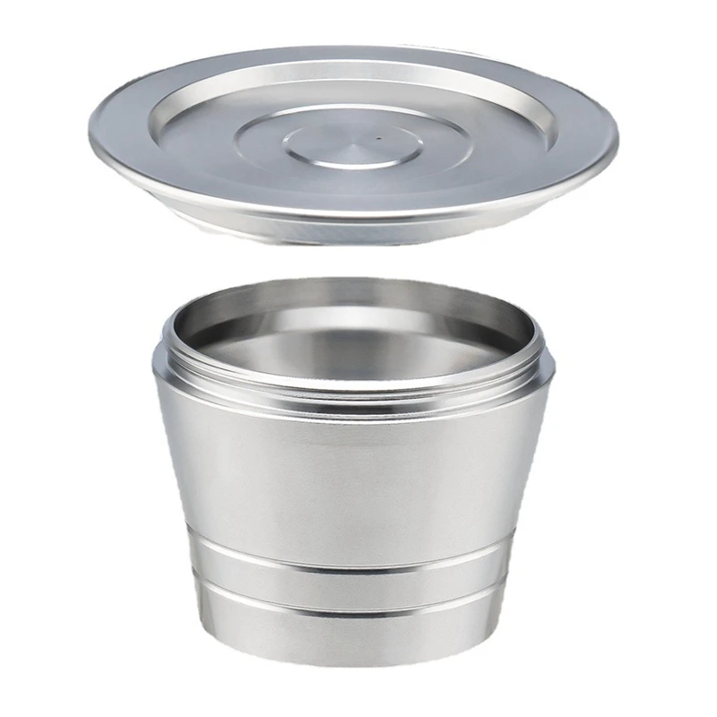 

304 Stainless Steel Refillable Coffee Capsule Shell Instant Coffee Filter Recyclable Filling Capsule Cup