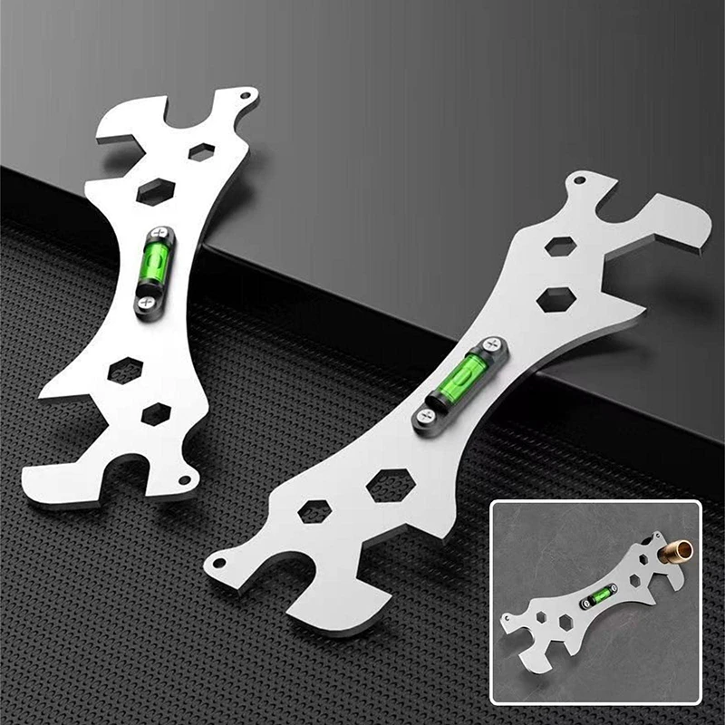 Multifunctional Wrench For Shower Faucet Bend Angle Leveling Wrench Universal Repair Wrench Bathroom Installation Repair Tool