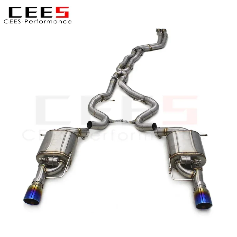 cees Valve Control Catback Exhaust Systems for BMW 335/335i E90/E92/E93 N54 3.0T 2009-2013 Exhaust Pipe Muffler Stainless Steel