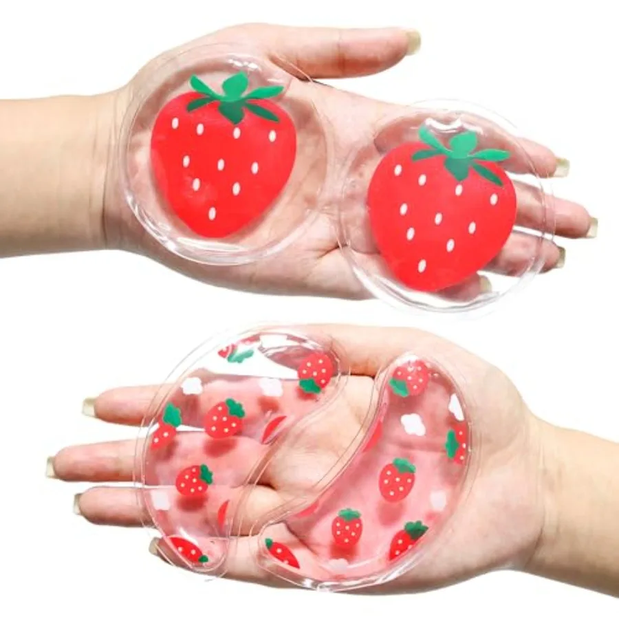 

4PCS Gel Eye Ice Pack Set Reusable, Cold and Hot Compress for Eyes, Ice Pack for Eyes, Cooling Eye Pads for Eye Strain, Swellin