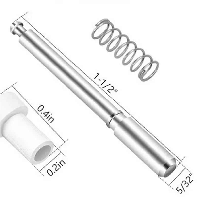 A72P 60Pack Window Screen Plunger Latches Window Screen Plunger Pin Set 5/32 X 1-1/2 Inch For 3/4 Inch Screen Frame
