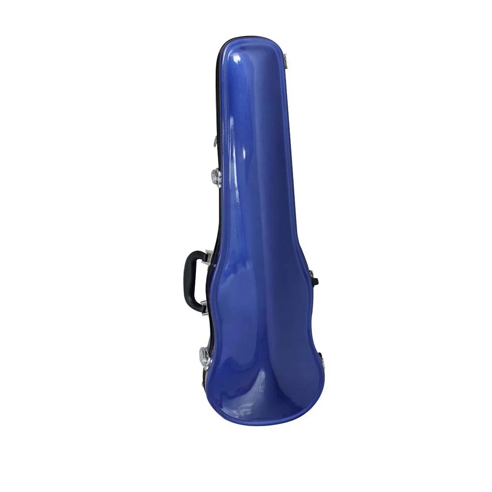 Blue Fiberglass Violin Case Hard Shell Waterproof 4/4 3/4 Violin Case