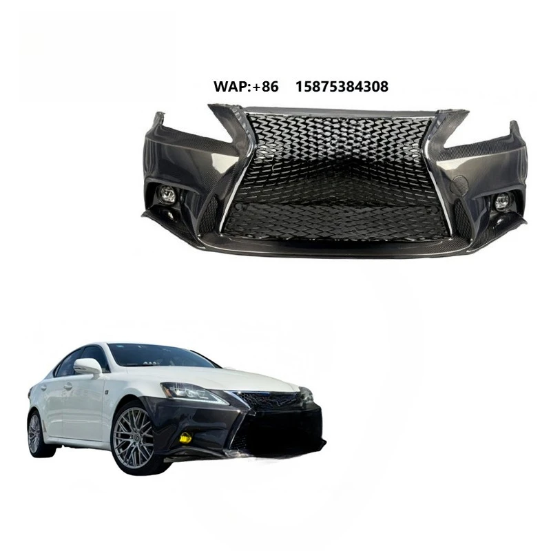 IS F Style Carbon Front Bumper Upgrade Kit for IS IS250 IS300
