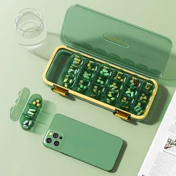 Seven-Day Pill Boxes Medicine Box 21 Compartment Portable Pill Box Large Capacity Portable Medicine Box Pastilleros Medicaments