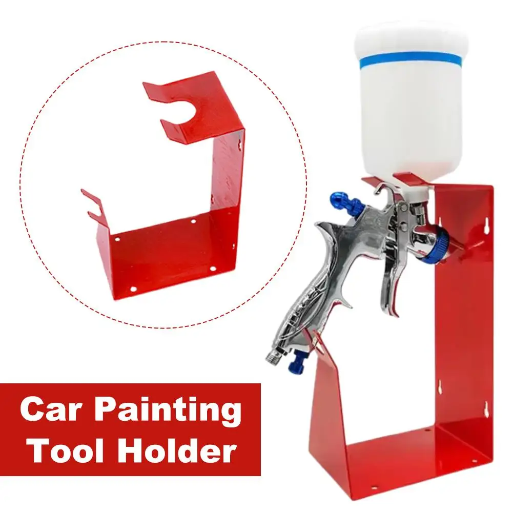 Car Spray Gun Rack Multi Functional Portable Spray Gun Set Spray Gun Hanger For Walls Mount Spray Spray Holder Paint Gun Cleaner