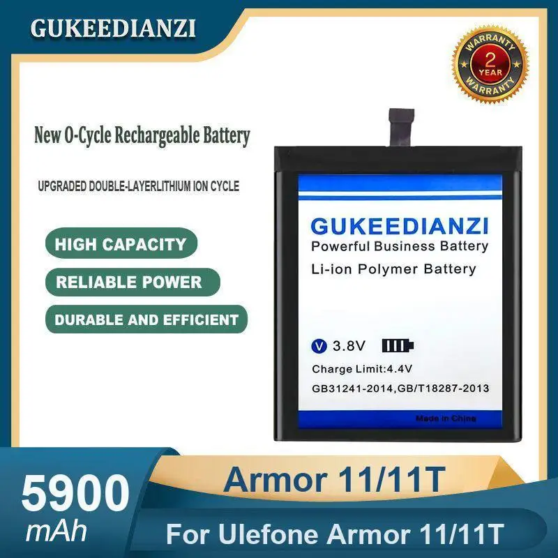 

Аккумулятор для мобильного телефона Armor 11/11T большой емкости 5900 мАч для Ulefone Armor 11/11T