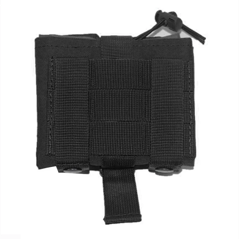 Folding Tactical Molle Drawstring Magazine Dump Pouch Adjustable Utility Belt Fanny Hip Holster Bag Outdoor Ammo Pouch