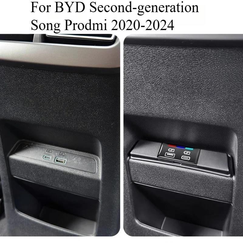 

For BYD Second-generation Song Prodmi 2020-2024 USB Charging Port Protective Cover Charging Port Protective Automotive Supplies