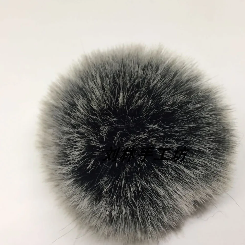 2pcs Lavalier Microphone Windscreen Furry Anti- Lapel Mic Clear Sound Recording Acoustically Transparent