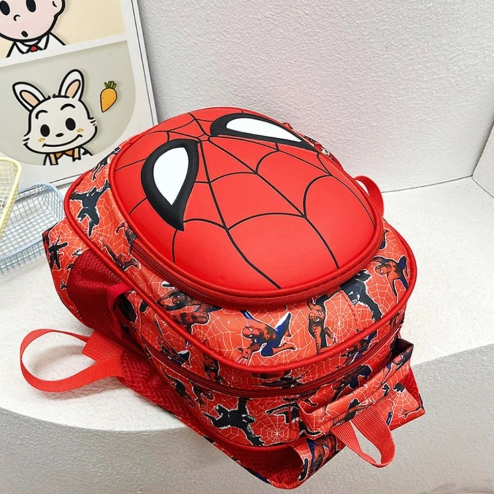 Marvel Spider-Man Cute Cartoon Children Backpack for Kindergarten Lightweight Ergonomic Shoulder School Bag for Boys Girls Kids