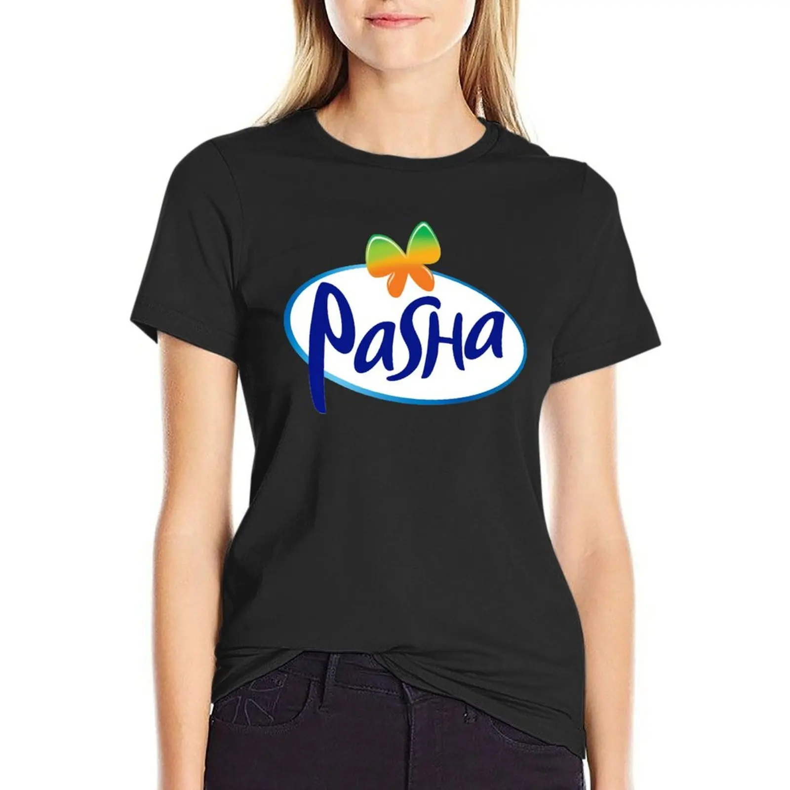 

Pashanim Saka Wasser T-Shirt hippie clothes Female clothing oversized t shirts for Women